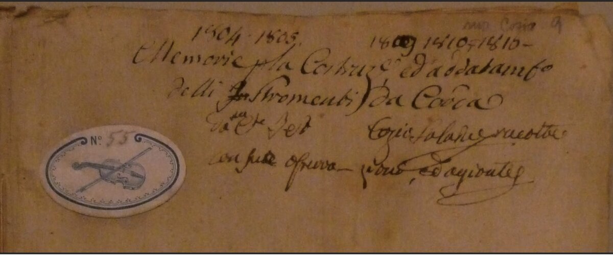 Stralci del Carteggio del Conte Cozio di Salabue, Biblioteca Statale di Cremona.